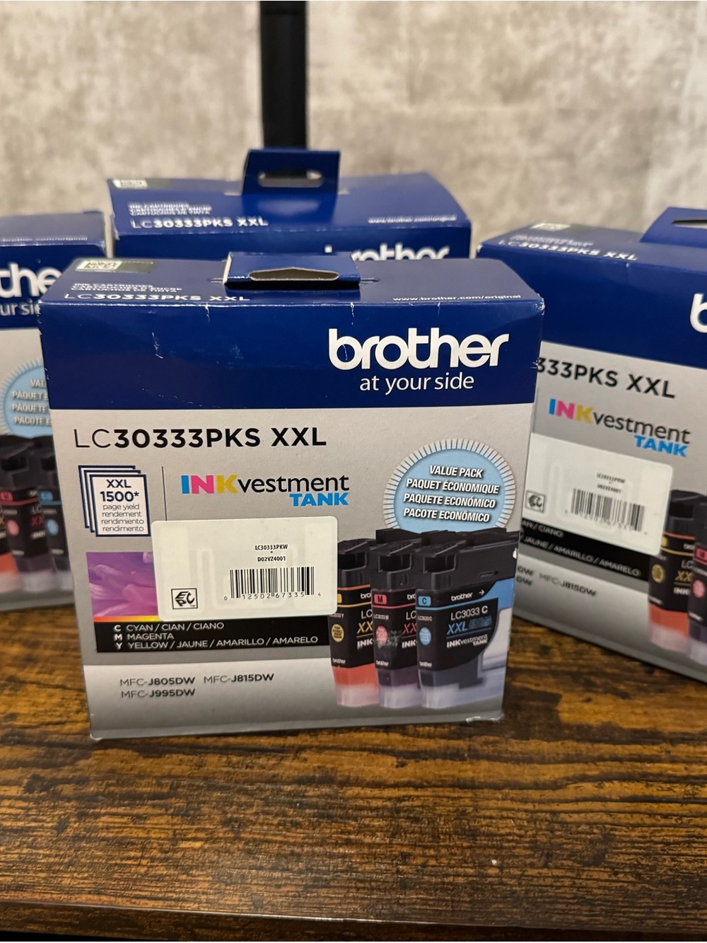 Brother Genuine LC30333PKS 3-Pack, Super High-yield Color bulk of 4 boxes